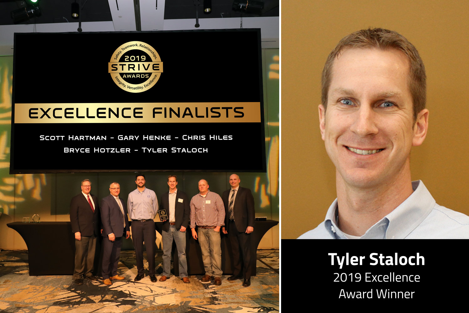 Tyler Staloch, 2019 Excellence Award Winner