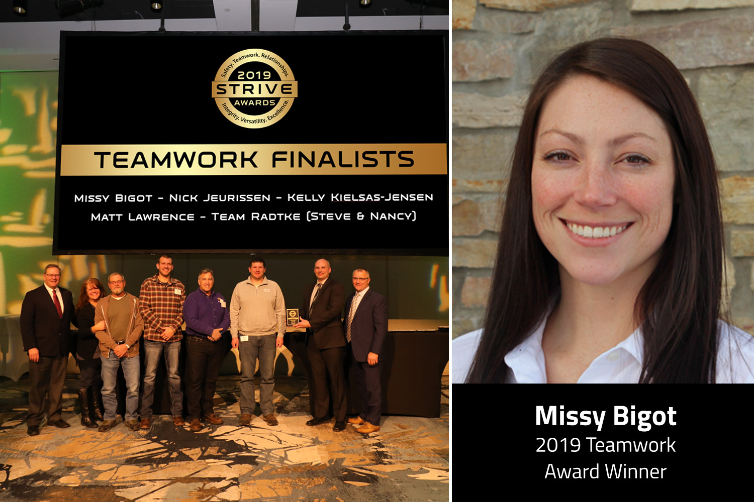 Missy Bigot, 2019 Teamwork Award Winner