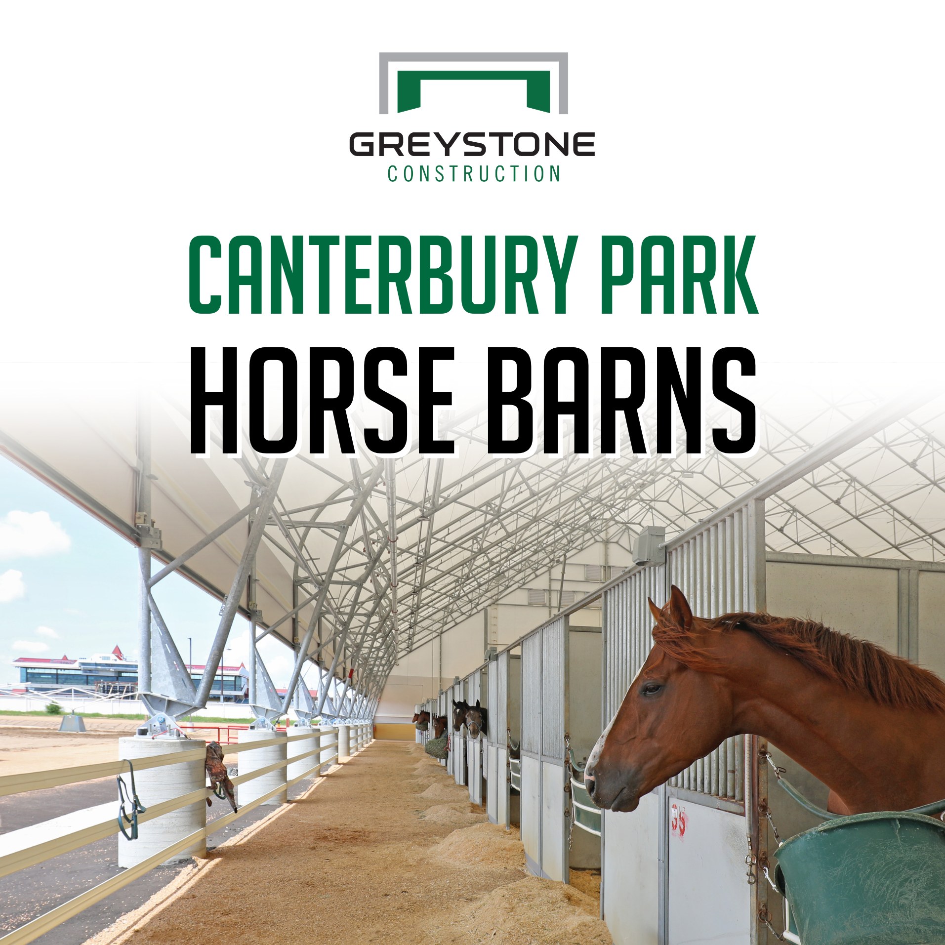 horse barn construction canterbury park