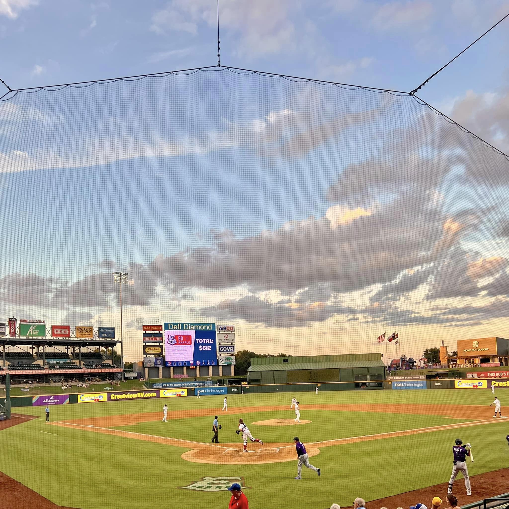 Night at Dell Diamond Round Rock Texas