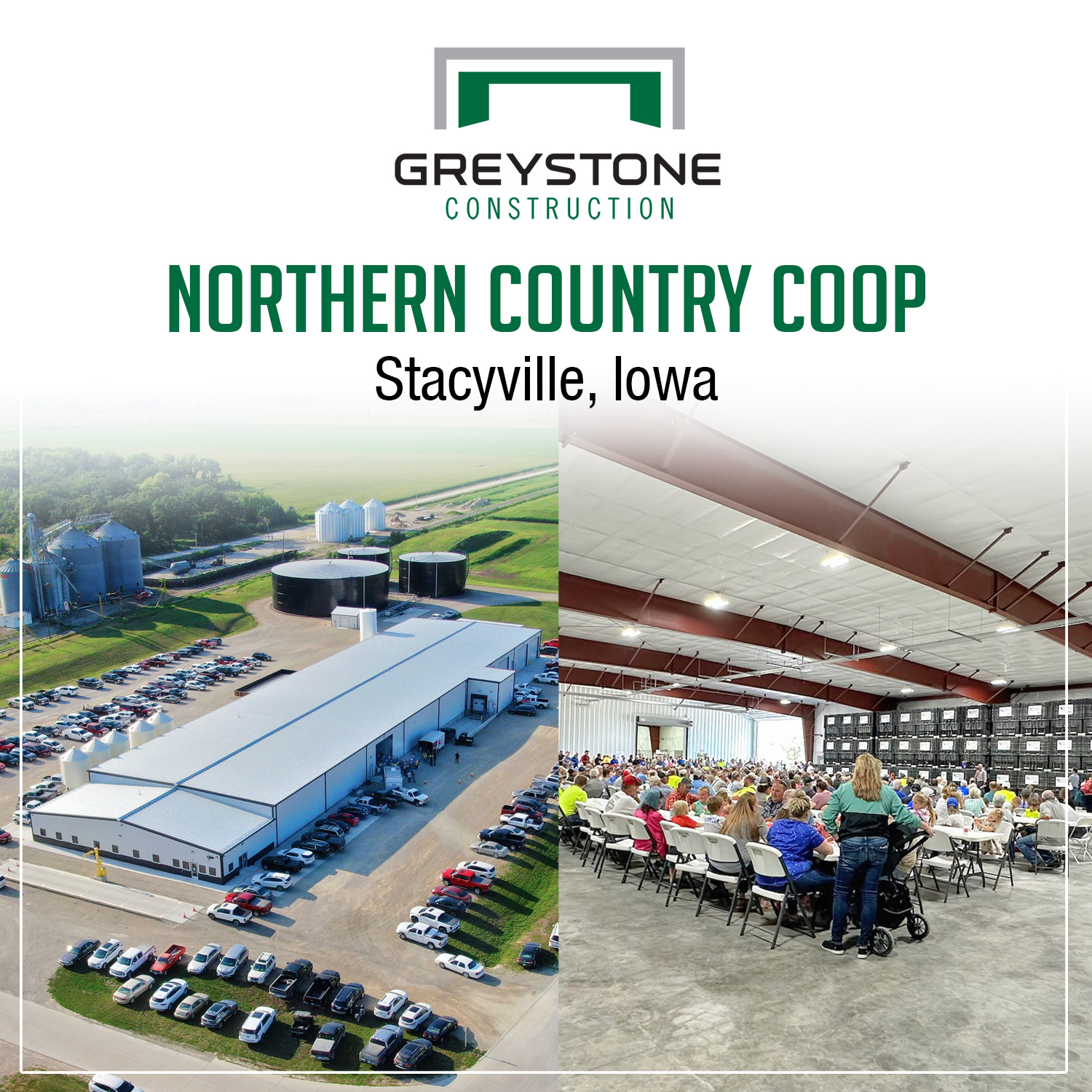 Northern Country Coop chemical warehouse in Stacyville Iowa