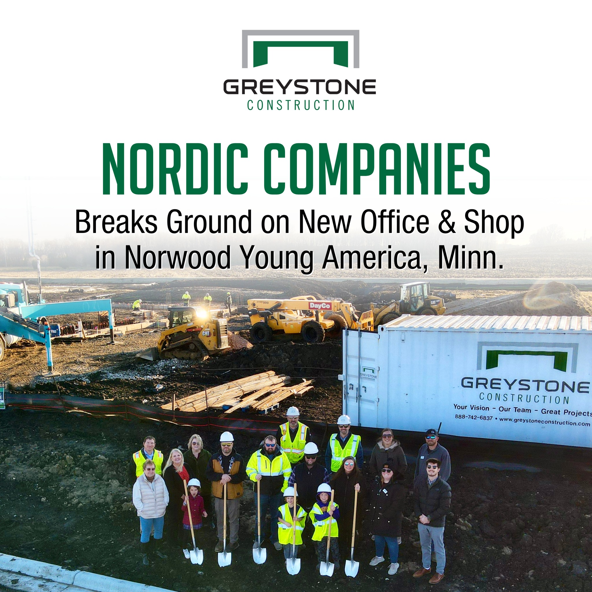 nordic companies breaks ground norwood young america mn