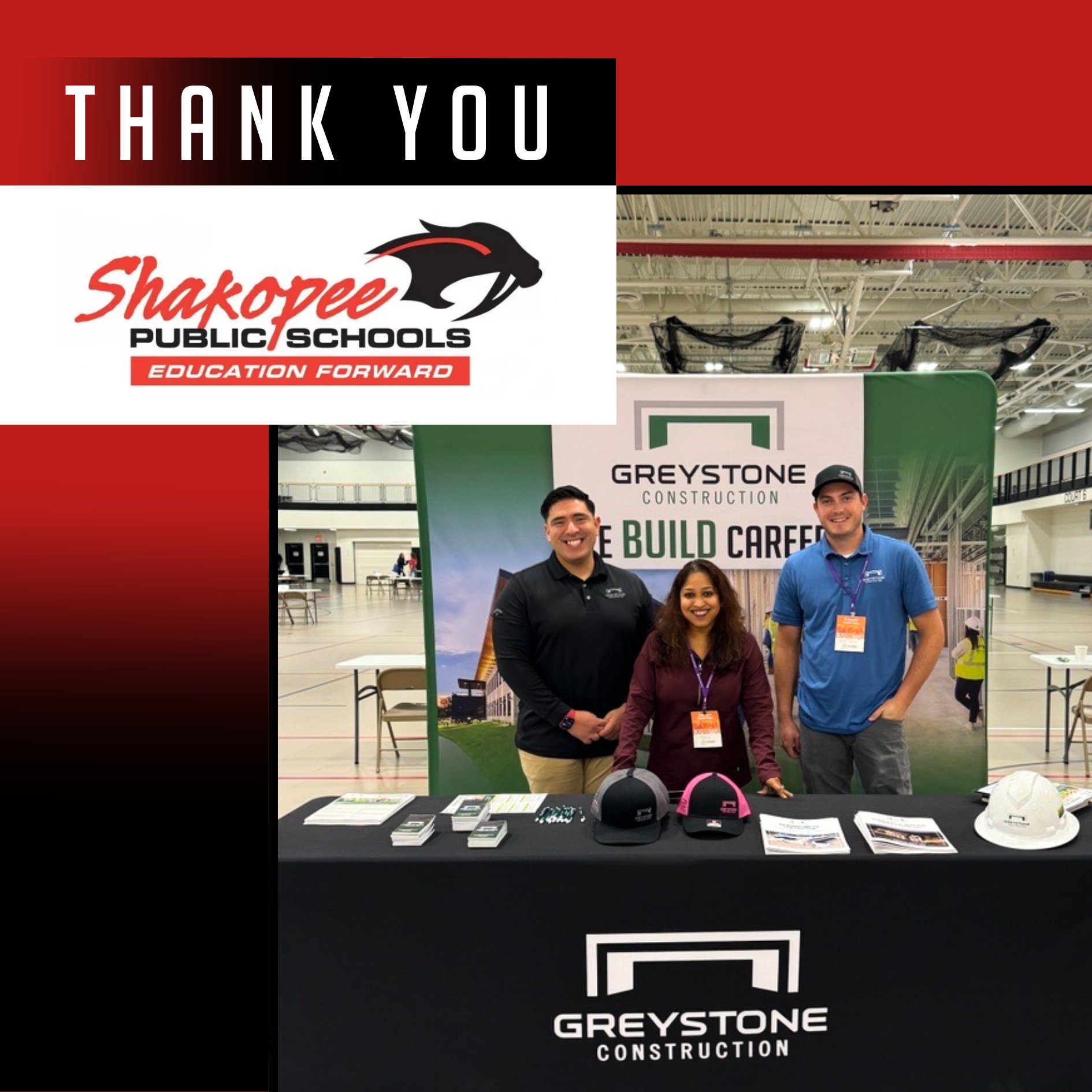 greystone construction shakopee career expo