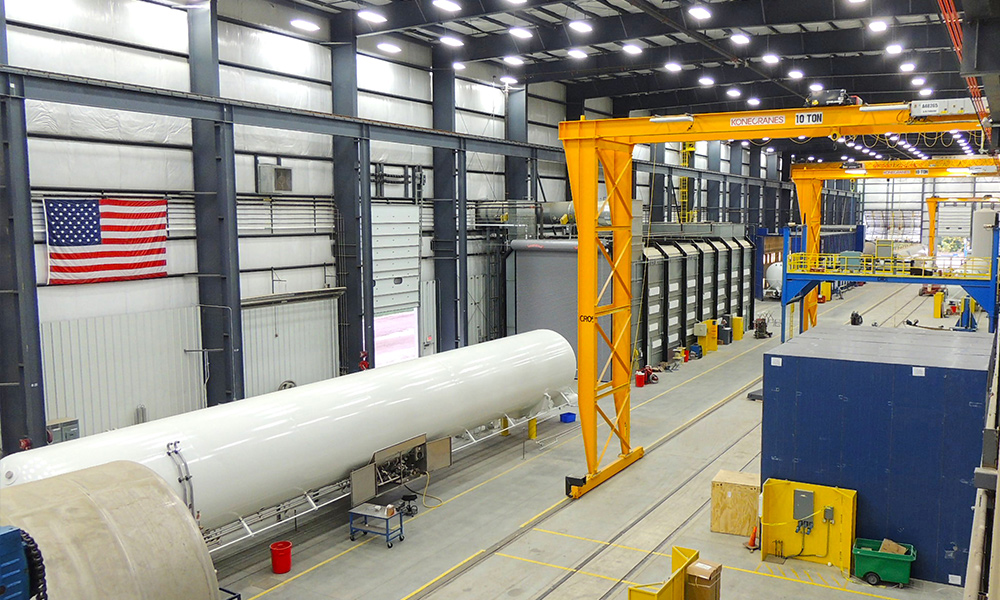 Pecan Grove, TX, manufacturing plant construction