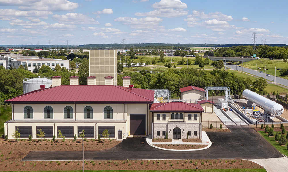 Brenham, TX, power plant construction