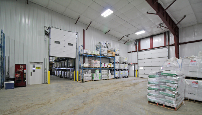 bulk chemical and seed warehouse construction