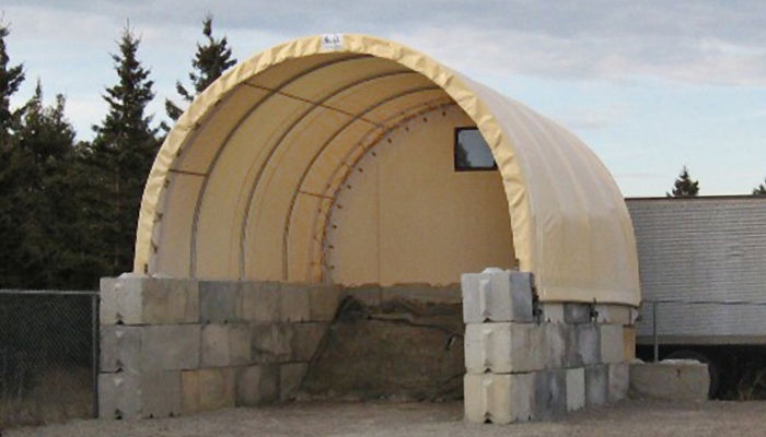 Sand Salt Storage Building Shed Dome Barn