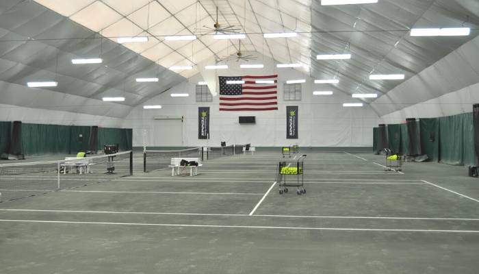 Indoor Clay Tennis Court Structure